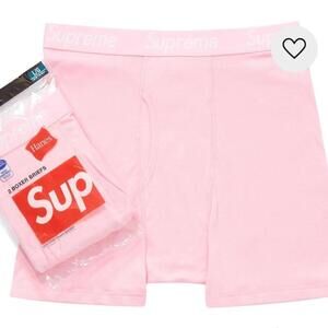 Supreme Hanes Boxer Briefs pink (2 Pack)